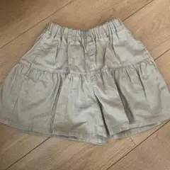 GU ベージュ　キュロット