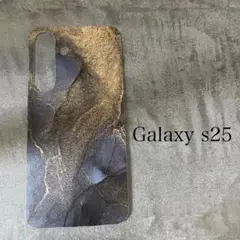Galaxy s25スマホインナーシートアルコールインクアート　お洒落