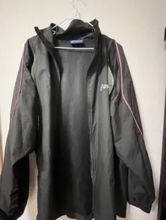 asics ブラック ウィンドブレーカー