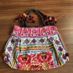 民族刺繍 トートバッグ