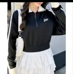 イング　サイドラインハーフzip 胸ロゴジャージ