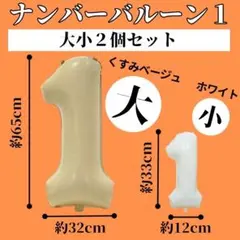 【24H発送】 ナンバーバルーン １ 大 小 誕生日 記念日 数字