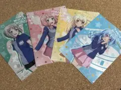 バンドリ クリアファイル 4枚セット LAWSONコラボ2018