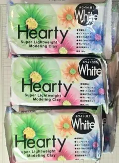 パジコ Hearty ハーティ ホワイト 軽量粘土 6個セット