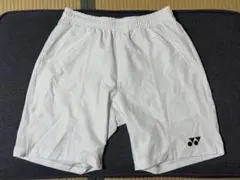 ヨネックス ハーフパンツ ホワイト　mサイズ