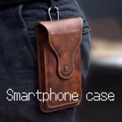 PUレザー スマホショルダーバッグ ブラウン 2way カードホルダー