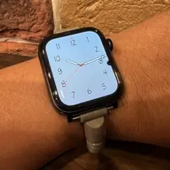Apple Watch用　42㎜〜49㎜　サウナ　バンド グレー　サウォッチ