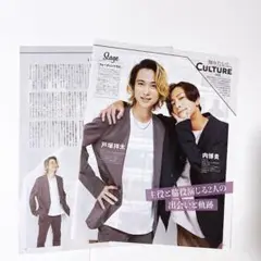 月刊TVガイド 2021年 戸塚祥太 内博貴 切り抜き