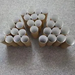 トイレットペーパー空き芯 30本セット(茶色)