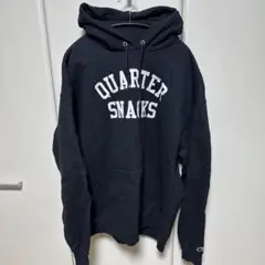 Champion QUARTER SNACKS パーカー XL ブラック