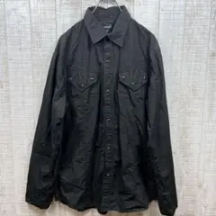 THRUXTON トップス　シャツ　ブラック　3L メンズ