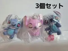 ディズニーキャラクター なかよしペアスイング スティッチ　エンジェル　3個セット