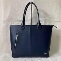 ✨極美品✨ クリケット　Cricket　トートバッグ　ビジネス　A4可　ネイビー