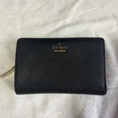 kate spade ブラック 二つ折り財布