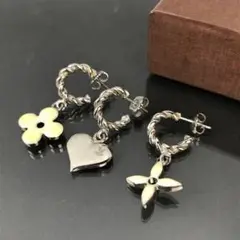 ルイヴィトン ピアス 3点セット ブークルドレイユ スウィート M65471