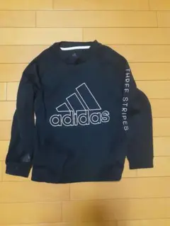 adidas 黒 トレーナー 130cm