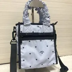 美品　レスポートサック　GH MINI N/S TOTEフレッシュブラックハーツ