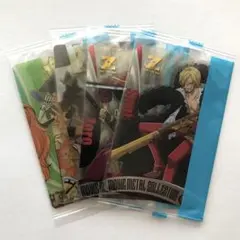 ONE PIECE クリアカード 4枚セット 匿名配送