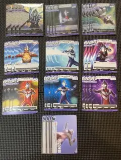 ウルトラマンカードゲーム BP01 ウルトラマンティガ RRR 以下4コン