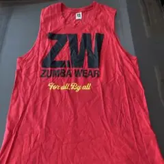 ZUMBA WEAR 赤 タンクトップ