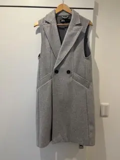 ZARA ザラ　ジレ　フリーサイズ　グレー