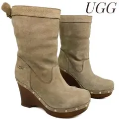 【廃盤品】UGG アグ CARNAGIE カーネギー ウェッジソール 24cm