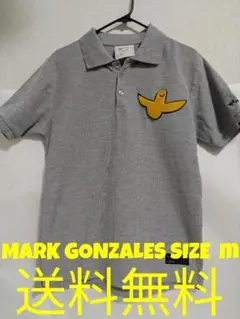MARK GONZALES マークゴンザレス ポロシャツ グレー Mサイズ
