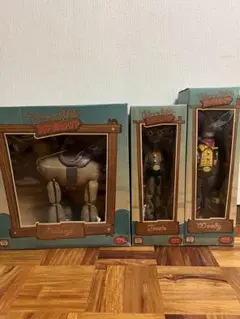 【大値下】woody's ROUND UP フィギュア　3体セット　セピアカラー