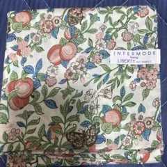 【新品未使用】リバティ LIBERTY花柄ハンカチ INTERMOOD 綿100