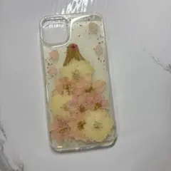 新品⭐️ iPhone11 pro max ケース　カバー　お花　押し花　女の子