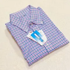 a203/新品 ユニクロUNIQLO ドライノンアイロン チェックシャツXL 大