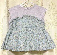 BREEZE　ブリーズ　花柄デザイントップス　90cm　女の子