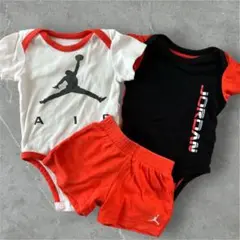 Jordan ロンパース・ショートパンツセット 6/9M
