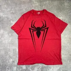 GAP スパイダーマン　半袖　 Tシャツ レッド　赤　L