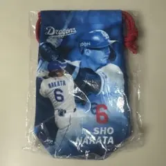 中日 ドラゴンズ #6 中田翔 選手 巾着 ガチャガチャ