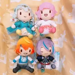 劇場版　プロセカ　ふわぷち　ミニぬいぐるみ　ワンダショ　4種セット