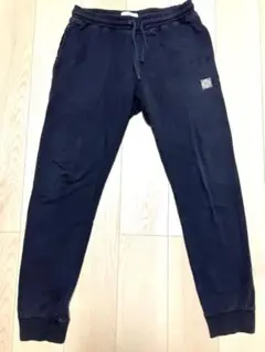 ストーンアイランド スウェットパンツ ネイビー