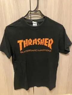 THRASHER スラッシャー ロゴTシャツ オレンジ Sサイズ