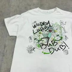 ハイになってるおじいちゃん　リックアンドモーティー　Tシャツ　古着　ホワイト　M