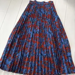 titivate 花柄プリーツスカート Lサイズ