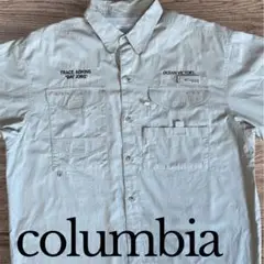 Columbia コロンビア フィッシングシャツ 白 PFG 大きめサイズ！