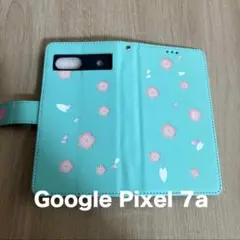 残り1点⭐️GooglePixel 7aケース手帳型 コンパクト和風 グリーン