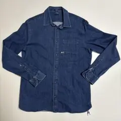 DENHAM ダークブルー デニムシャツ 長袖 デンハム