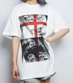 M 丸尾末広 マンガ 漫画 笑う吸血鬼 tシャツ 新品　ホワイト　吸血鬼　椿