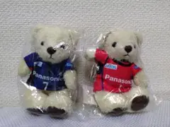 ガンバ大阪 遠藤保仁&東口順昭ユニフォームベアキーホルダーMサイズ