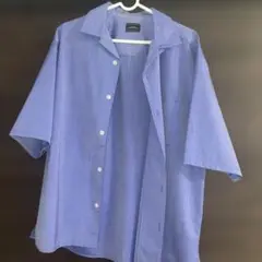 GREEN LABEL RELAXING 半袖シャツ 青