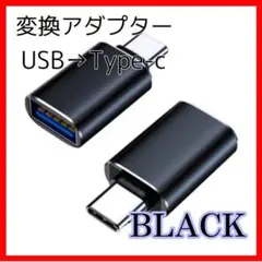 189USB　タイプC　変換アダプター　黒