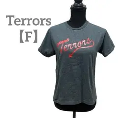 匿名配送✨美品★Terrors 【F】半袖Tシャツ ロゴ プリント グレー