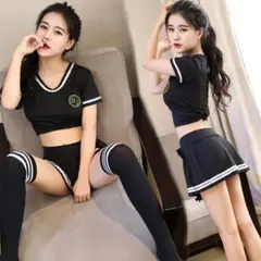 インスタ映え☆☆ユニフォームミニスカートコスプレ 2XL