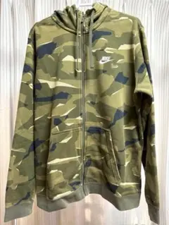 古着 Nike カモフラージュ フルジップパーカー